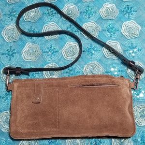 Urban outfitter suede leather crossbody bag